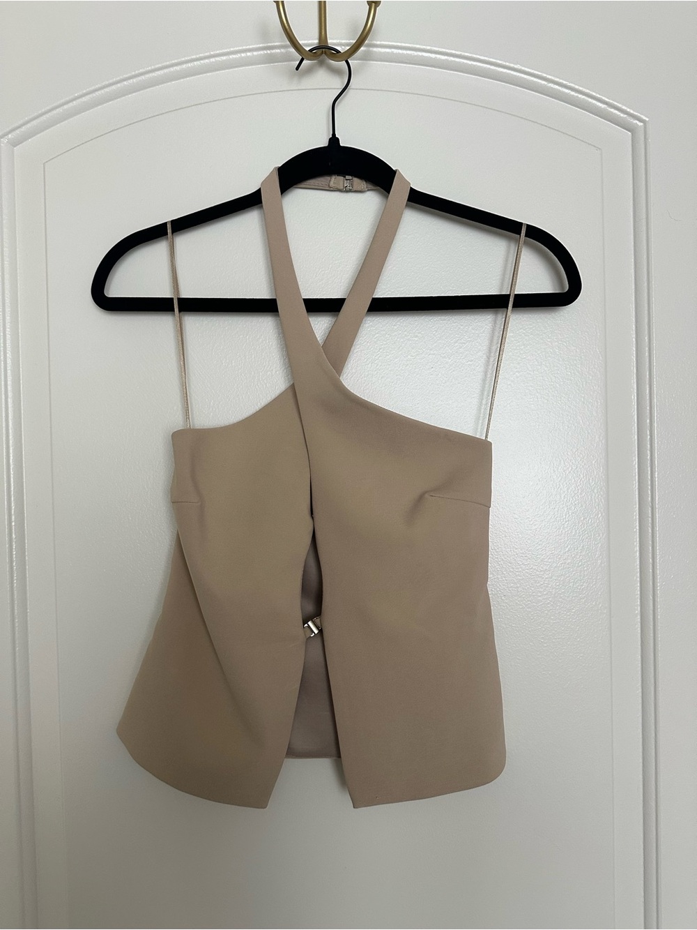 Zara Cross-Front Halter Top